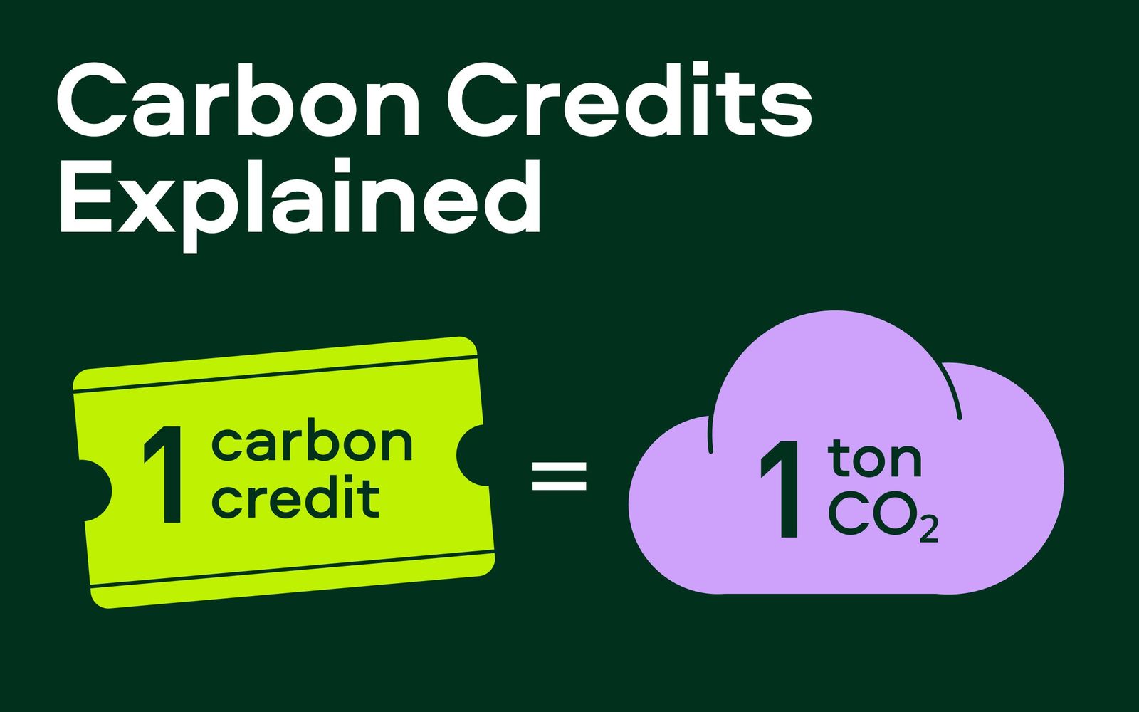 Carbon credits, markets, and registries